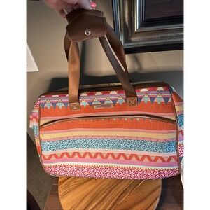 Lily Bloom 22 Inch Duffel Bag with  2 Wheels, Weekender Overnight On The Prowl